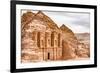 Ad Deir in the Ancient City of Petra, Jordan. Petra Has Led to its Designation as a UNESCO World He-Richard Yoshida-Framed Photographic Print