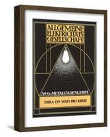 Ad for Allgemaine Electricitaet Gesellshaft-null-Framed Art Print