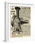 Ad for an Early Film Projector-null-Framed Giclee Print