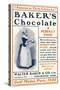 Ad for Baker's Chocolate, c.1900-null-Stretched Canvas