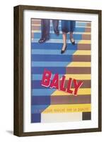 Ad for Bally Shoes, Staircase-null-Framed Art Print