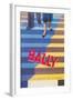 Ad for Bally Shoes, Staircase-null-Framed Art Print