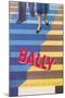 Ad for Bally Shoes, Staircase-null-Mounted Art Print