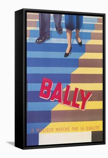 Ad for Bally Shoes, Staircase-null-Framed Stretched Canvas
