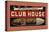 Ad for Club House Cigar-null-Stretched Canvas