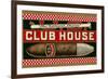 Ad for Club House Cigar-null-Framed Art Print