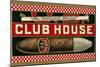 Ad for Club House Cigar-null-Mounted Art Print