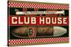 Ad for Club House Cigar-null-Stretched Canvas