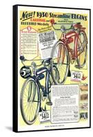 Ad for Elgin Bicycles-null-Framed Stretched Canvas