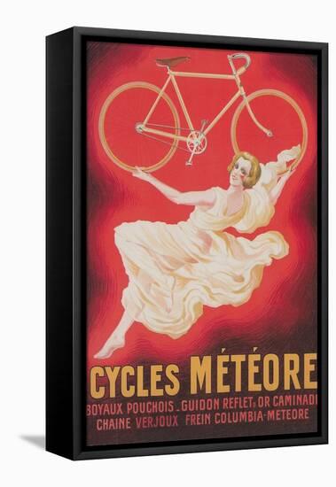 Ad for French Bicycles, Meteore-null-Framed Stretched Canvas