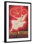 Ad for French Bicycles, Meteore-null-Framed Art Print