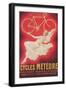 Ad for French Bicycles, Meteore-null-Framed Art Print