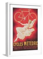 Ad for French Bicycles, Meteore-null-Framed Art Print