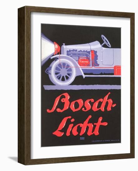 Ad for German Automotive Electrics-null-Framed Art Print