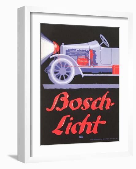 Ad for German Automotive Electrics-null-Framed Art Print