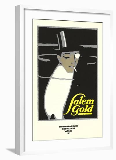 Ad for German Cigarettes-null-Framed Art Print