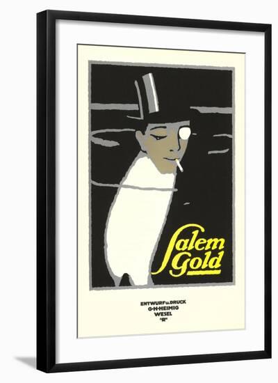 Ad for German Cigarettes-null-Framed Art Print