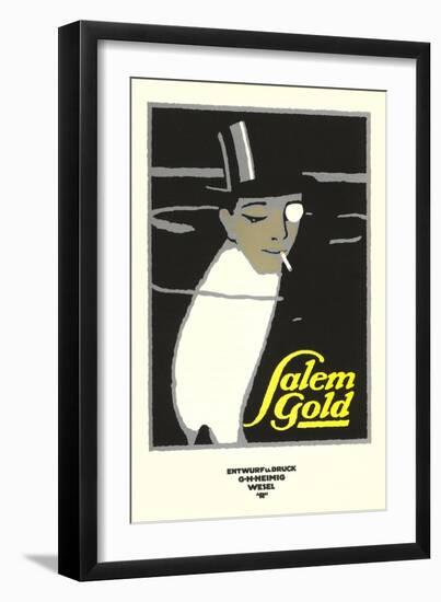 Ad for German Cigarettes-null-Framed Art Print