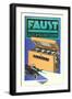 Ad for German Faust Battery-null-Framed Art Print