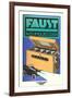 Ad for German Faust Battery-null-Framed Art Print