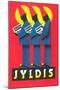 Ad for German Jyldis Cigarettes-null-Mounted Art Print