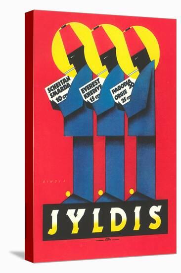 Ad for German Jyldis Cigarettes-null-Stretched Canvas