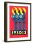 Ad for German Jyldis Cigarettes-null-Framed Art Print