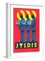 Ad for German Jyldis Cigarettes-null-Framed Art Print