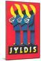 Ad for German Jyldis Cigarettes-null-Mounted Art Print