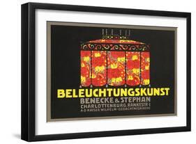 Ad for German Lamp-null-Framed Art Print