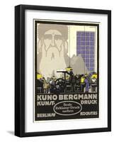 Ad for German Printers-null-Framed Art Print