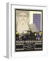 Ad for German Printers-null-Framed Art Print