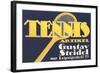 Ad for German Tennis Equipment-null-Framed Art Print