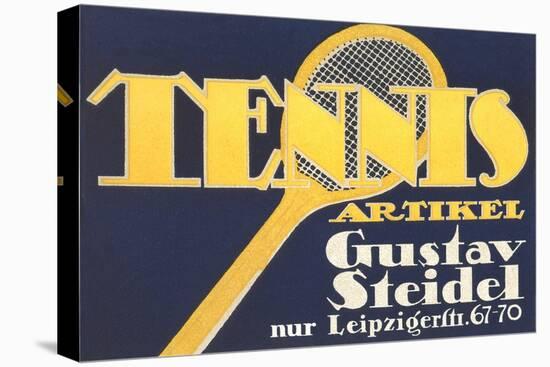 Ad for German Tennis Equipment-null-Stretched Canvas