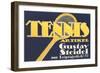 Ad for German Tennis Equipment-null-Framed Premium Giclee Print