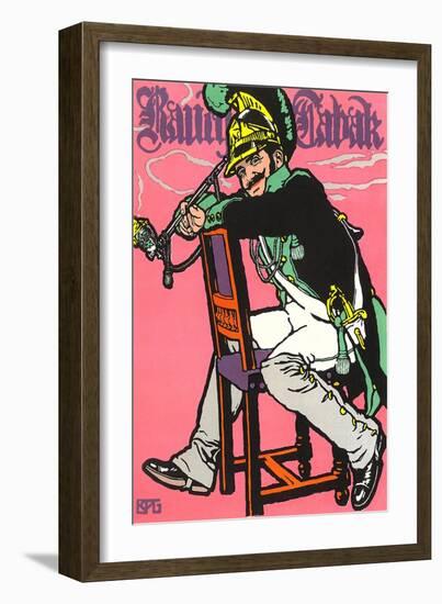 Ad for German Tobacco-null-Framed Art Print