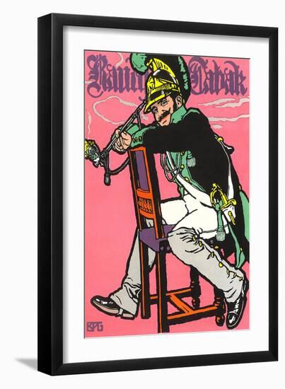 Ad for German Tobacco-null-Framed Art Print