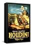 Ad for Houdini, Buried Alive-null-Framed Stretched Canvas