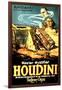 Ad for Houdini, Buried Alive-null-Framed Art Print