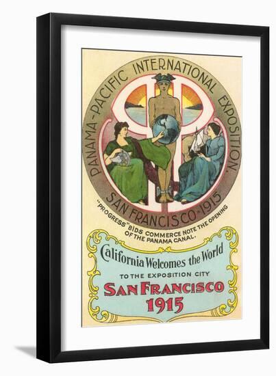 Ad for International Exposition, San Francisco, California-null-Framed Art Print