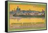 Ad for Limoges Fair, France-null-Framed Stretched Canvas