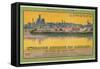 Ad for Limoges Fair, France-null-Framed Stretched Canvas