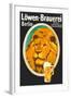 Ad for Lowen Beer-null-Framed Art Print