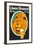 Ad for Lowen Beer-null-Framed Art Print