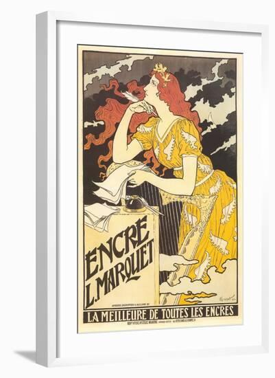 Ad for Marquet Ink-null-Framed Art Print