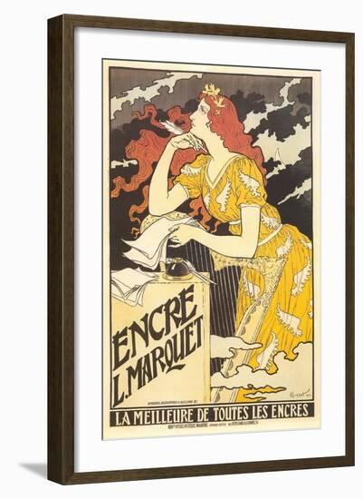 Ad for Marquet Ink-null-Framed Art Print