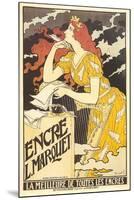 Ad for Marquet Ink-null-Mounted Art Print