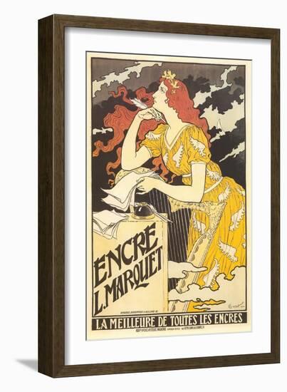 Ad for Marquet Ink-null-Framed Art Print