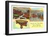 Ad for Pool Tables-null-Framed Premium Giclee Print