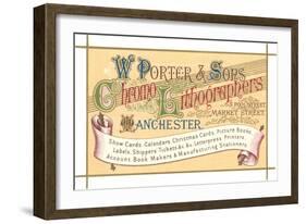 Ad for Printer-null-Framed Art Print